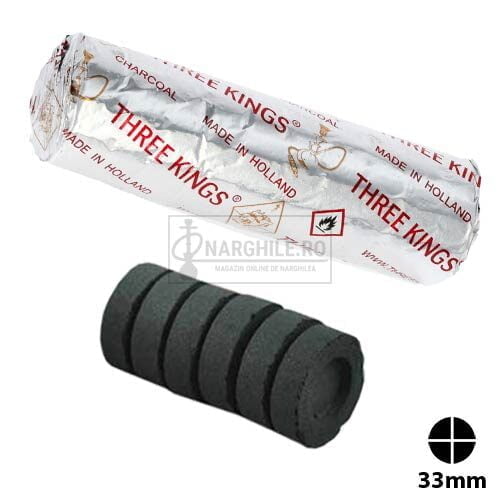 Carbuni pentru narghilea Three Kings 33 MM