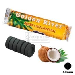 Carbuni pentru narghilea Golden River Cocos 40 MM