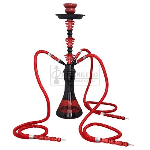Narghilea cu 3 furtunuri DM 23 Red