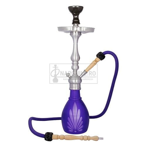 narghilea aladin bangkok 2 purple de inaltime 63 cm de culoare violet