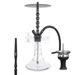 Narghilea Aladin Alux M6 Black cu un furtun din silicon