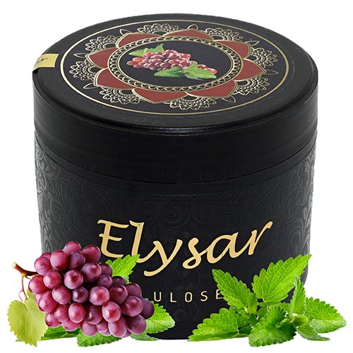 Arome pentru narghilea - Arome Elysar - Narghile.ro - Cutie cu 200g aroma narghilea Elysar Grape Mint fara nicotina cu aroma de struguri si menta
