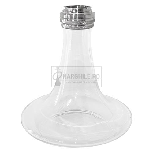 Narghilea - Narghilea cu 4 furtunuri - Narghile.ro - Bol din sticla transparent Narghilea Dream Clear Chrome 70 CM