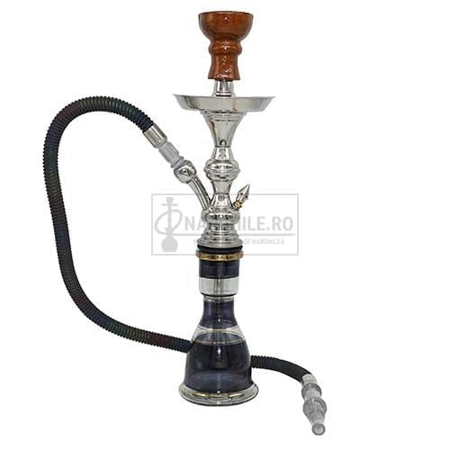 narghilea traditionala ieftina t60 black 47 cm