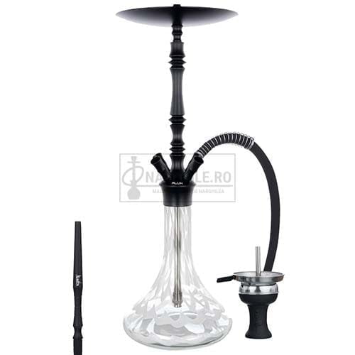 Narghilea de calitate fumat Aladin Alux Admiral White 62 CM