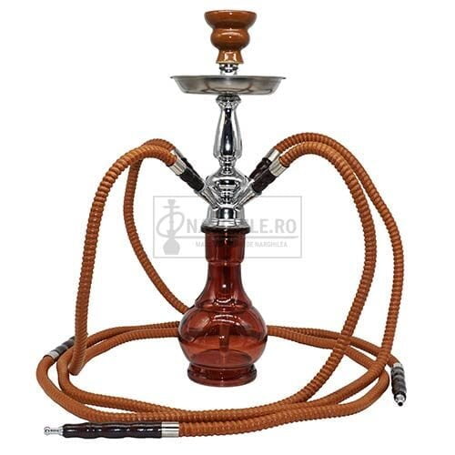 Narghilea patru furtunuri DM2 Brown 45 CM