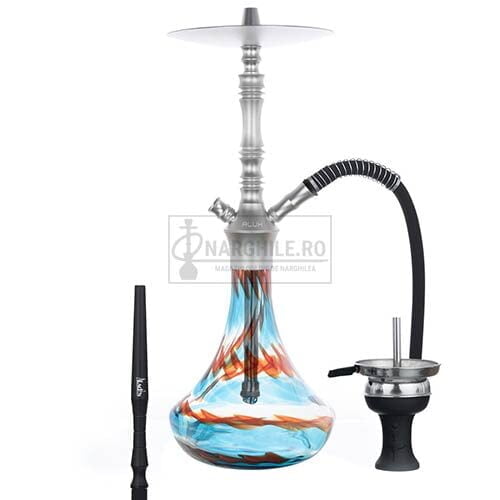 narghilea de calitate aladin alux turquoise 55 cm