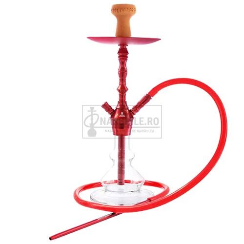 narghilea de calitate kaya clear elox 480 boro red 53 cm