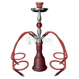 Narghilea cu 4 furtunuri DM48 Red cu inaltimea de 52 CM