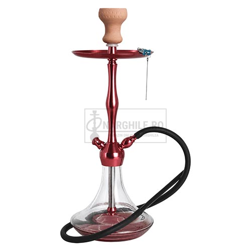 Narghilea Dream Dhaka Red cu inaltimea totala de 56 CM