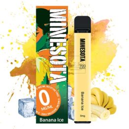 Magazin online narghilele - Narghile.ro - Mini narghilea Minesota Banana Ice cu 700 pufuri