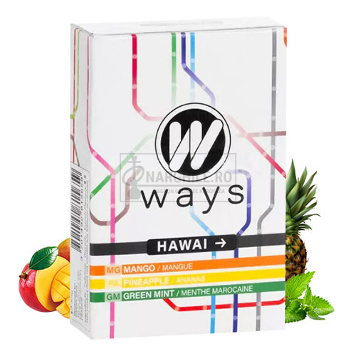 aroma de narghilea ways hawai 50g