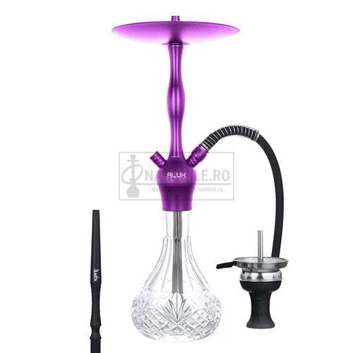 narghilea violet de vanzare aladin admiral purple 55 cm