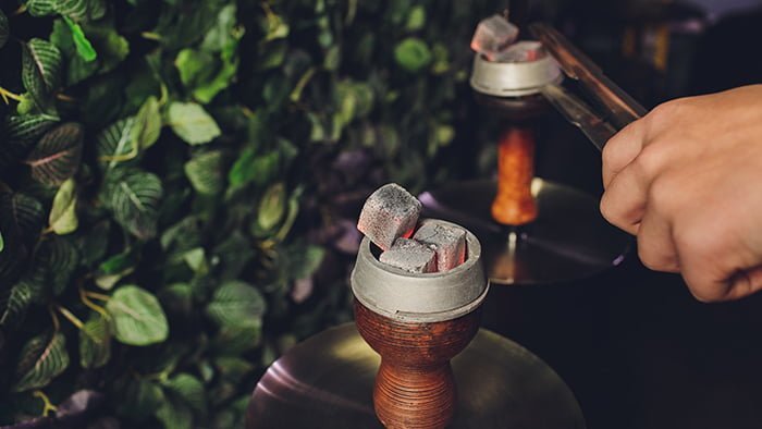 carbuni din materie organica narghilea