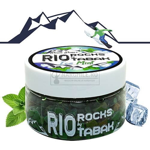 Pietre aromate narghilea RIO Rocks by RioTabak Ice Mint 100g