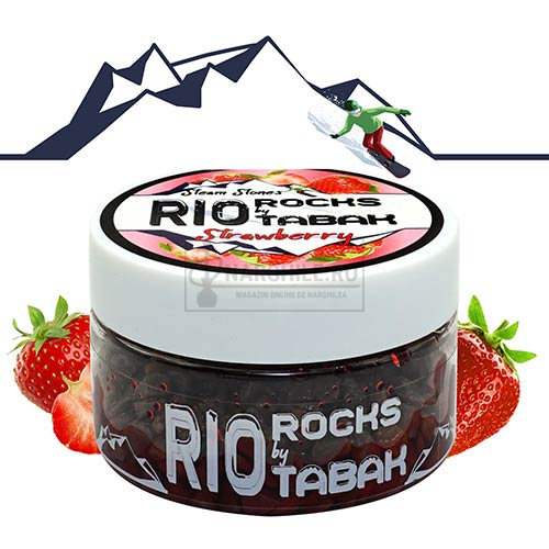 Pietre pentru narghilea RIO Rocks by RioTabak Strawberry 100g
