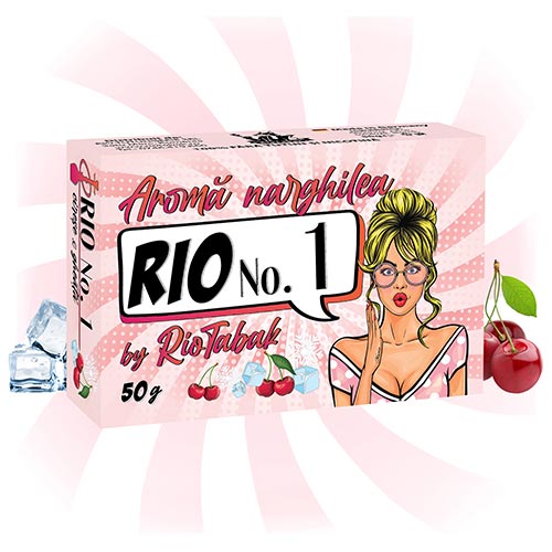 Tutun pentru Narghilea - Inlocuitor tutun narghilea RIO - Narghile.ro - Aroma pentru narghilea RIO No. 1 Cirese si Gheata