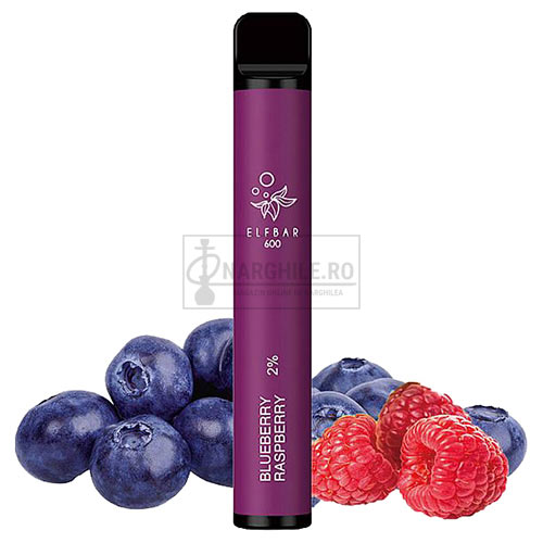 Narghilea - Narghile.ro - Elf Bar Blueberry Raspberry (20 mg) 600 pufuri tigara electronica de unica folosinta