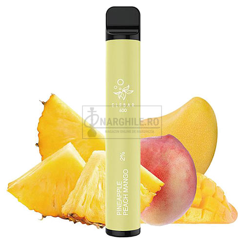 Narghilea - Mini narghilea - Narghile.ro - Elf Bar Pineapple Peach Mango (20 mg) 600 pufuri tigara electronica cu nicotina la cel mai bun pret