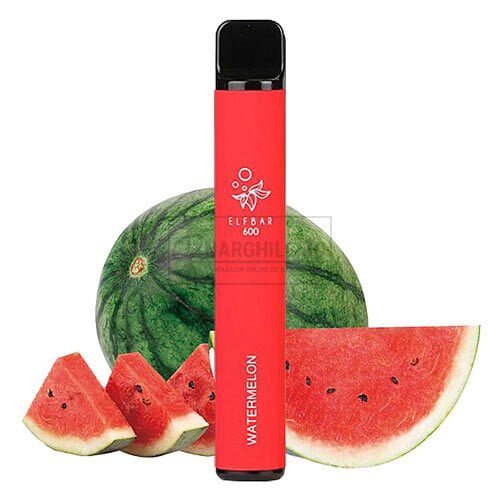 Elf Bar Watermelon (20 mg) 600 pufuri mini narghilea portabila de unica folosinta