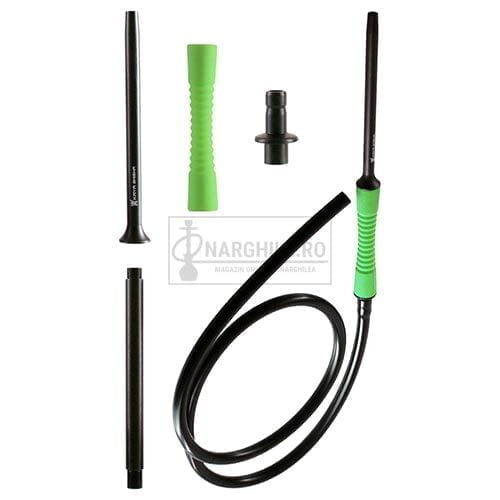 Set furtun din aluminiu Kaya Green cu lungimea furtunului din silicon de 150 cm 96588