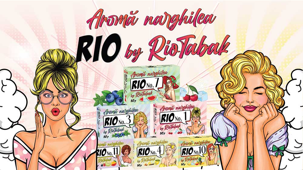 Arome pentru narghilea Rio Girls cu diverse arome