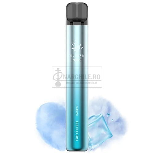 mini narghilea Elf Bar v2 P&P Cloudd Cotton Candy cu 600 pufuri de unica folosinta