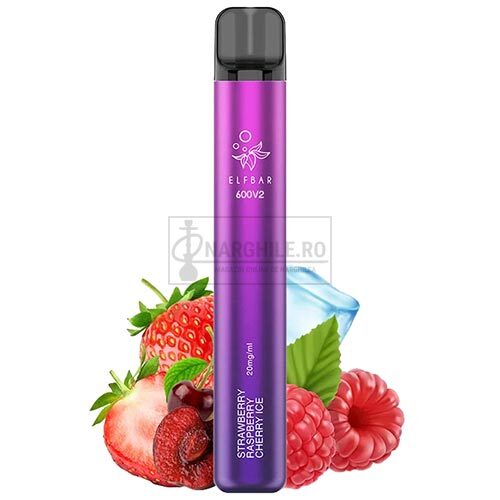mini narghilea de unica folosinta Elf Bar v2 cu 600 pufuri