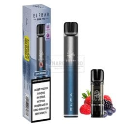Kit Elf Bar ELFA Pro Twilight Blue cu o capsula inclusa cu aroma de fructe de padure