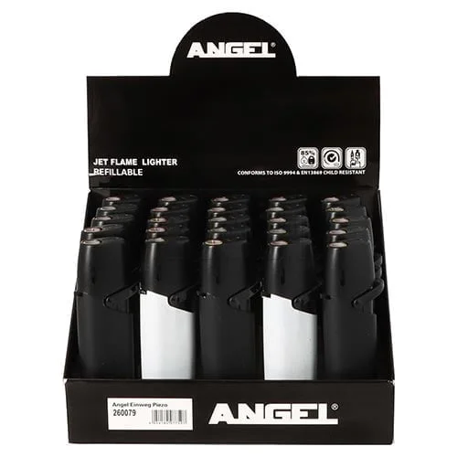 Accesorii pentru narghilea - Brichete cu arzator - Narghile.ro - Display cu 25 bucati bricheta Angel 39 Torta Black & White