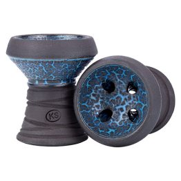 Creuzet Narghilea KS Lava Blue confectionat din argila si piatra