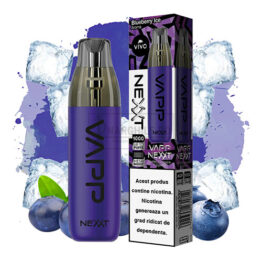 Magazin online tigari electronice - Narghile.ro - Mini narghilea VIVO Nexxt Blueberry Ice (20 mg) cu baterie de 480 mAh