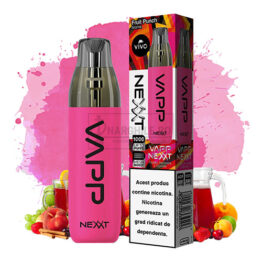 Mini narghilea VIVO Nexxt Fruit Punch cu nicotina de 20 mg cu 1000 pufuri