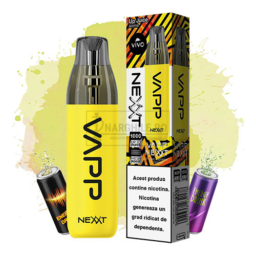 Magazin online narghilele - Narghile.ro - Mini narghilea VIVO Nexxt Up Juice (20 mg) 1000 pufuri