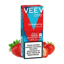 Pachet cu o rezerva VEEV ONE Strawberry