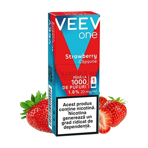 VEEV ONE Strawberry (1 capsula) Pachet cu o rezerva VEEV ONE Strawberry