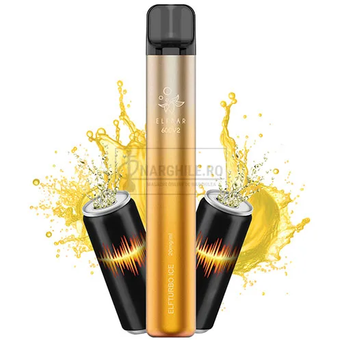 Elf Bar V2 Elfturbo Ice (20 mg) 600 pufuri | Narghile.ro