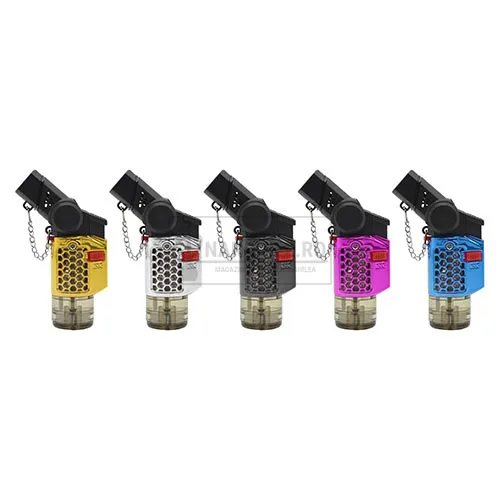 Accesorii pentru narghilea - Brichete cu arzator - Narghile.ro - Torta Penta Colors cu un arzator cu flacara antivant in diferite culori