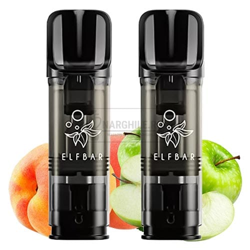 Capsule Elf Bar ELFA Pro Apple Peach cu nicotina de 20 mg