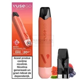 Kit vape Kit Vuse Go Reload 1000 Pen Berry Watermelon 20 Mg
