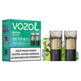 Cartus Vozol Switch Pro Menthol Mojito in pachet de 2 bucati cu pana la 1600 pufuri