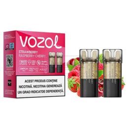 Cartus Vozol Switch Pro Strawberry Raspberry Cherry in pachet de 2 bucati