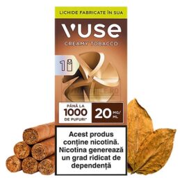 Capsule Vuse Creamy Tobacco 20MG in pachet de o capsula