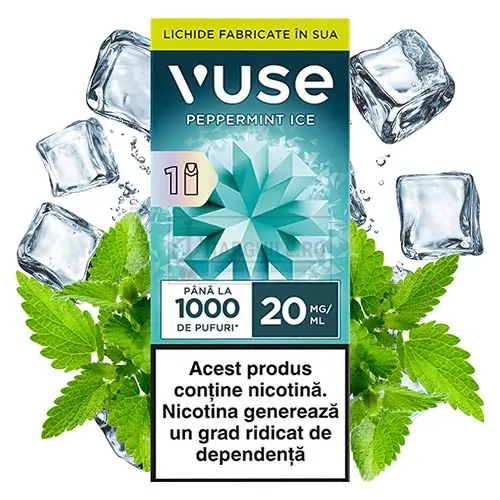 Narghilea - Narghile.ro - Capsule Vuse Peppermint Ice 20MG cu aroma racoritoare de menta