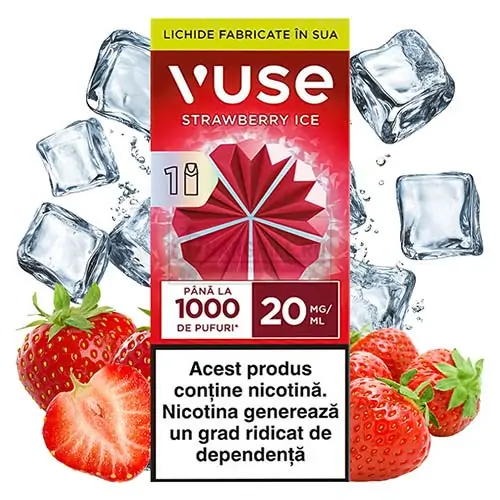 Narghilea - Narghile.ro - Capsule Vuse Strawberry Ice 20MG in pachet de o capsula