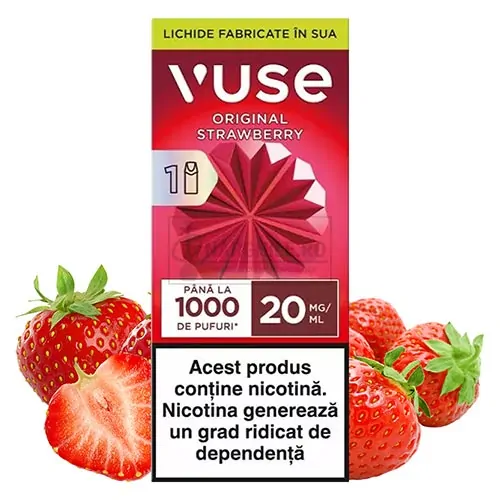 Magazin online narghilele - Narghile.ro - Pachet cu 1 Capsula Vuse Strawberry 20MG