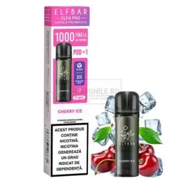 Magazin online tigari electronice - Narghile.ro - Cartus Elf Bar ELFA Pro Cherry Ice de rezerva cu 1000 pufuri