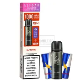 Cartus Elf Bar ELFA Pro Elfturbo in pachet de o capsula