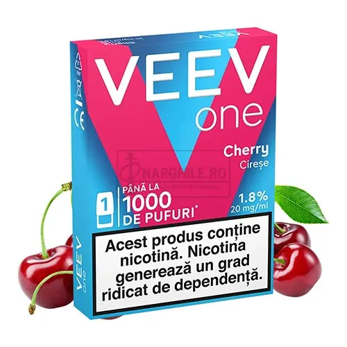 Magazin online tigari electronice - Narghile.ro - VEEV ONE Cherry in apchet de o capsula cu aroma de cirese