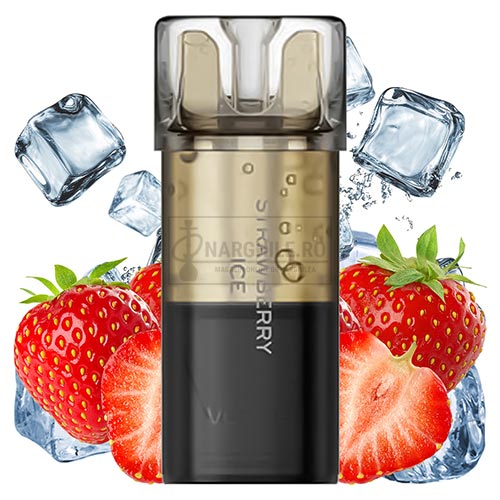 Kit Vozol Switch Pico Strawberry Ice cu aroma de capsune si gheata racoritoare